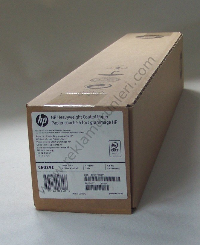 HP C6029C Heavyweight Coated Paper 130Gr (610mm x 30,5m)
