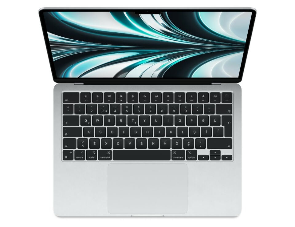 MacBook Air 13. 6 inç M2 8C 8GPU 8GB RAM 256GB SSD Gümüş (MLXY3TU/A)