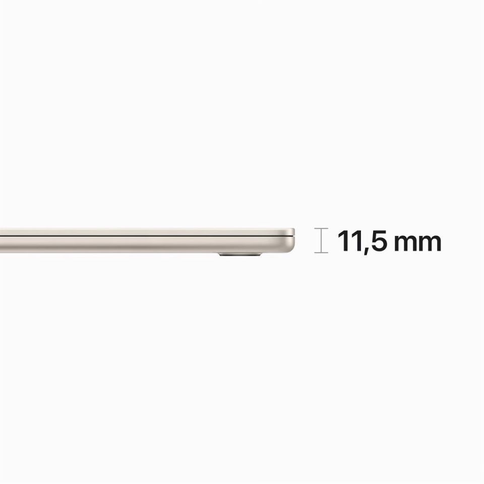 MacBook Air 15.3 inç M2 8C 10GPU 8 GB RAM 512 GB SSD Yıldız Işığı (MQKV3TU/A)