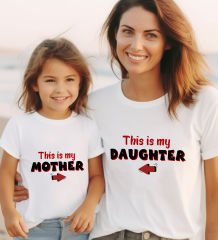 BK Gift 2’li Anne-Kız Kombin Tişört Seti-2, Anneye Hediye, Anneler Günü Hediyeleri