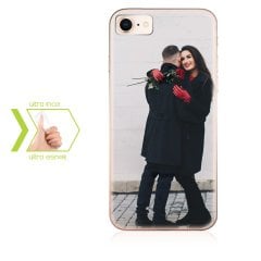 Kişiye Özel Iphone 8 İnce Şeffaf Silikon Telefon Kapağı