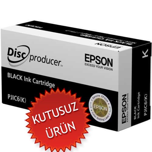 Epson PJIC6(K) PP-100 Siyah Orjinal Kartuş-DiscProducer (S020452) (U) (T16790)