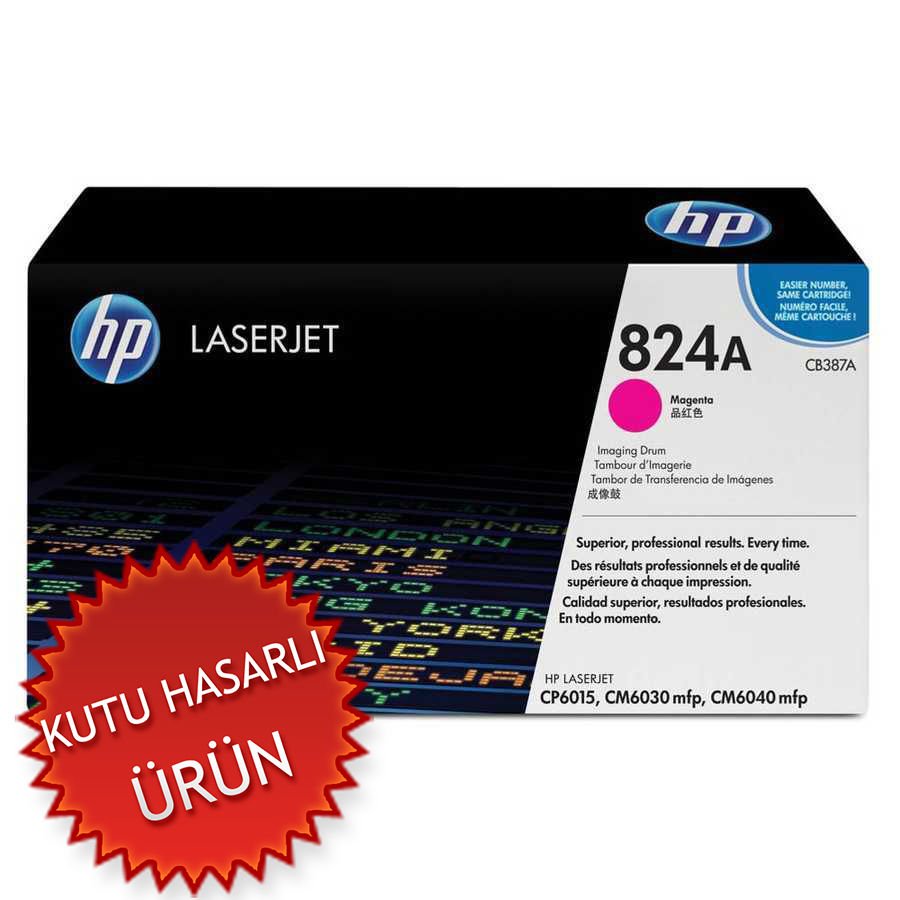 HP CB387A (824A) Kırmızı Orjinal Drum Ünitesi - Laserjet CP6015 (C) (T16796)