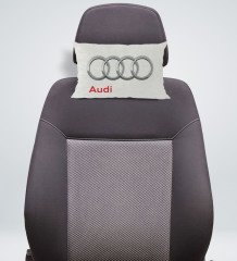 BK Gift Audi Tasarımlı Dikdörtgen Araç Koltuk Yastığı-1