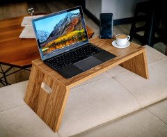 Bk Gift Ahşap Katlanabilir Organizer Notebook Laptop Sehpası