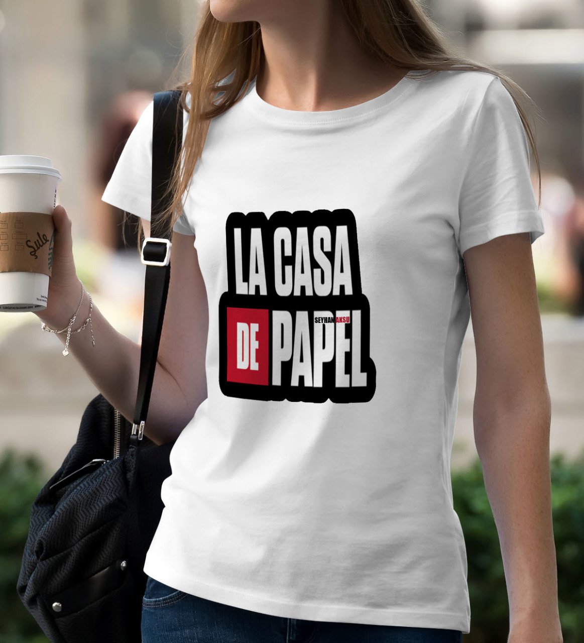 Kişiye Özel La Casa De Papel Bayan Tişört - 12