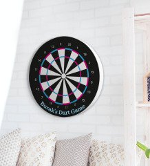 Kişiye Özel İsimli Eğlenceli 40cm Dart Oyun Seti Model 2