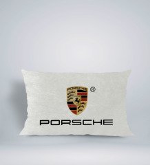 BK Gift Porsche Tasarımlı Dikdörtgen Araç Koltuk Yastığı-1