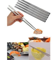 BK Gift Kişiye Özel İsimli Paslanmaz Çelik Chopsticks (10 Adet)