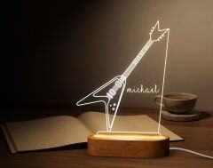 BK Gift Kişiye Özel İsimli Dekoratif Led Lamba, Gece Lambası, Ev Dekorasyonu, Işıklı Pleksi Biblo-5