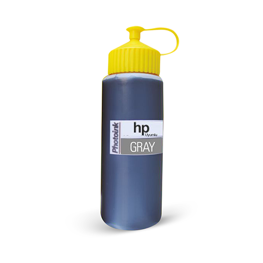 HP Plotter için uyumlu 500 ml Gray Mürekkep (PHOTOINK Akıllı Mürekkep)