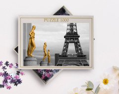 BK Home Paris Manzara 1000 Parça Profesyonel Puzzle-5