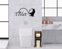 BK Home Doğal Masif Ahşap Tuvalet Kağıtlığı ve Konsept Banyo Duvar Dekoru-6