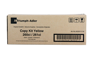 Triumph Adler 652611116 Sarı Orjinal Toner - 260ci / 261ci (T11993)