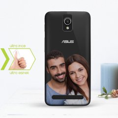 Kişiye Özel ASUS ZenFone Go İnce Şeffaf Silikon Telefon Kapağı