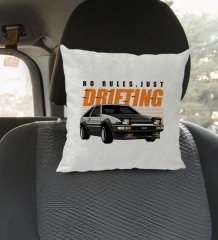 BK Gift Drifting Tasarımlı Kare Araç Koltuk Yastığı-1