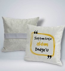 BK Gift Esprili Kare Araç Koltuk Yastığı-7