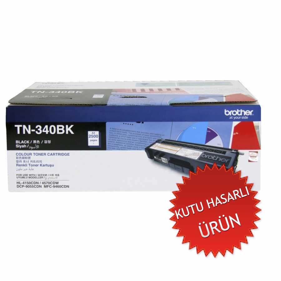 Brother TN-340BK Siyah Orjinal Toner - MFC-9970CDW (C) (T12076)