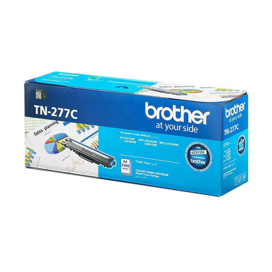 Brother TN-277C Mavi Orjinal Toner Yüksek Kapasiteli - DCP-L3510 (T15201)