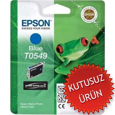 Epson C13T05494020  (T0549) Mavi Blue Orjinal Kartuş - Stylus Photo R800 (U) (T15217)