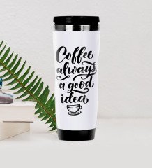 BK Gift Coffee Tasarımlı Çelik Termos Bardak-29