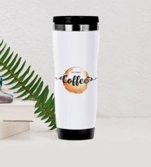 BK Gift Coffee Tasarımlı Çelik Termos Bardak-36