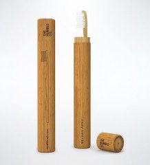 Kişiye Özel Humble Brush Bambu Diş Fırçası Kabı