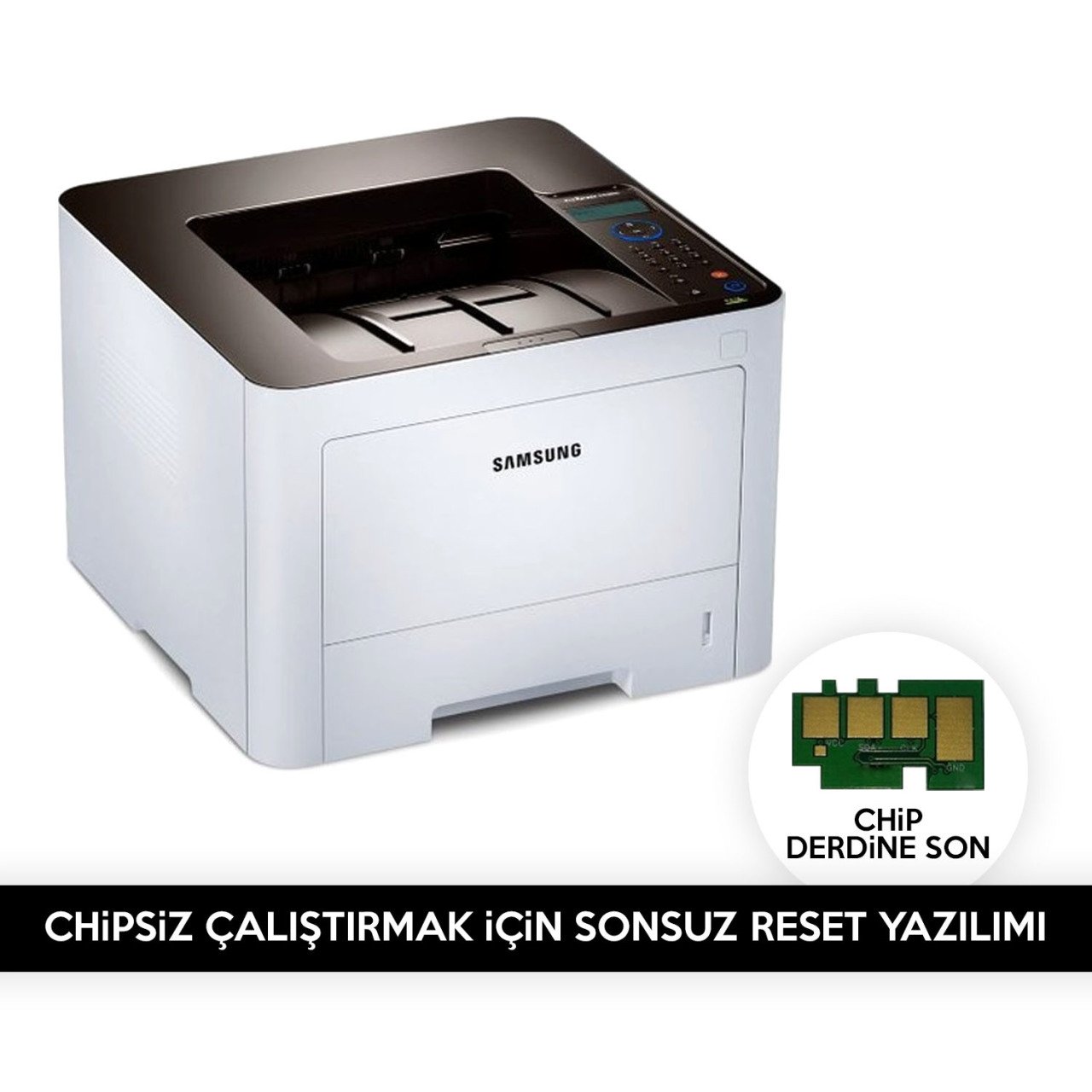 Samsung 4020ND 4025ND 4070FR 4075FR Yazıcı Chipsiz Çalıştırmak için Reset Yazılımı