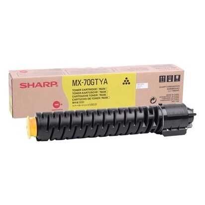 Sharp MX-70GTYA Sarı Orjinal Toner MX-5500, MX-6200, MX-6201, MX-7000 (T12371)