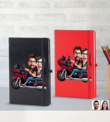 BK Gift Kişiye Özel Sevgililer Karikatürlü 2’li Defter Seti, Sevgiliye Hediye, Sevgililer Günü Hediyesi, Doğum Günü Hediyesi-1