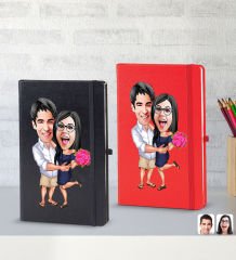 BK Gift Kişiye Özel Sevgililer Karikatürlü 2’li Defter Seti, Sevgiliye Hediye, Sevgililer Günü Hediyesi, Doğum Günü Hediyesi-3