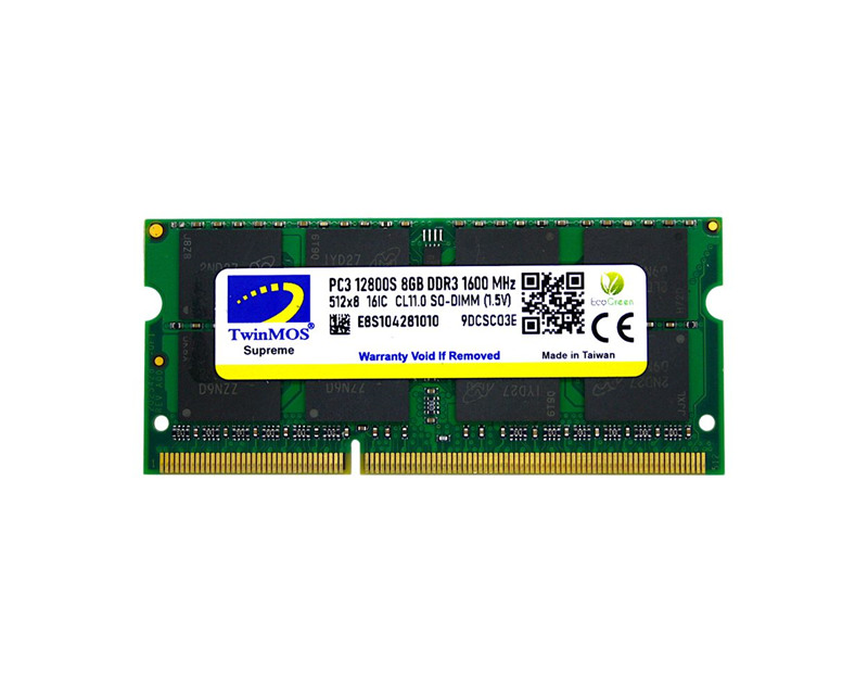 TwinMOS DDR3 8GB 1600MHz 1.5V Notebook Ram