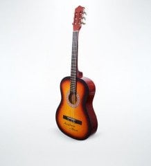 Kişiye Özel Sunburst Tam Boy Klasik Gitar