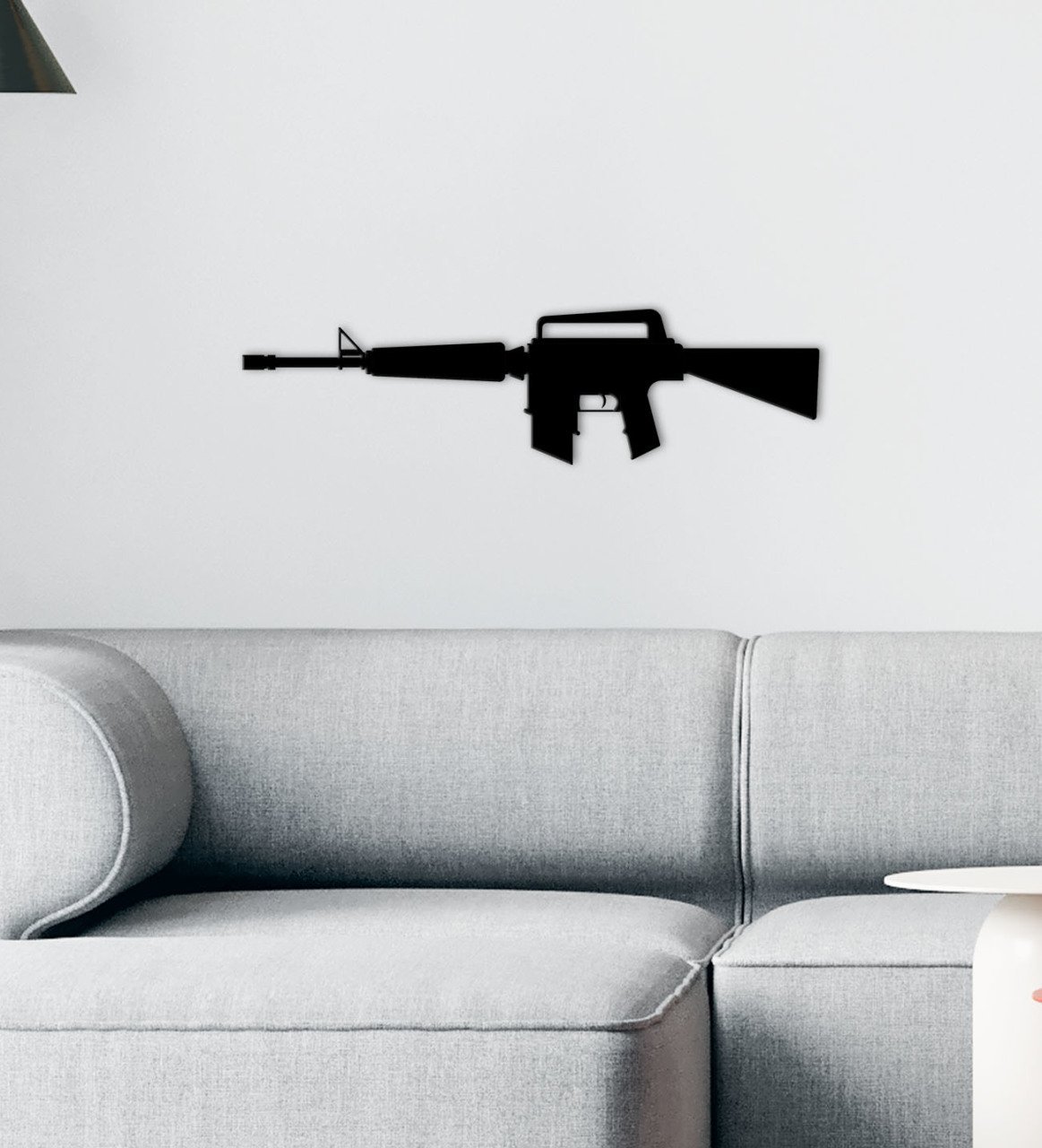 BK Gift Silah Tasarımlı Ahşap Duvar Süsü-76