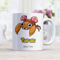 Kişiye Özel Pokemon Paras Beyaz Kupa Bardak