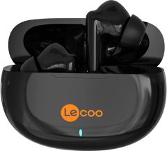 Lenovo Lecoo EW306 Hi-Fi Bluetooth 5.1 Kulak İçi TWS Gürültü Önleme Özellikli Silikon Başlıklı Sıvıya Karşı Dayanıklı Geniş Uyumlu Stereo Mikrofonlu Kulak İçi Kablosuz Kulaklık Siyah