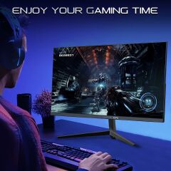 Gameon Go24Fhd75Va 24'' Fhd, 75Hz, 4Ms Flat Gaming Monitor, Black, 778970