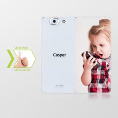 Kişiye Özel Casper Via V8 İnce Şeffaf Silikon Telefon Kapağı