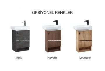 Orka Begonya 55 Banyo Dolabı İrony