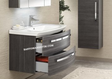 Orka Urla 110 Banyo Dolabı Antrasit (Boy Dolabı Hariçtir)