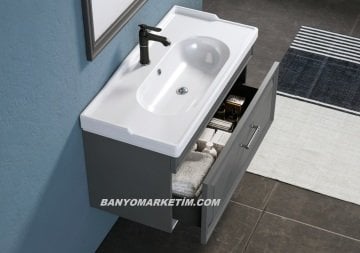 Orka Design 105 Banyo Dolabı Cappucino ( Boy Dolabı Hariçtir )