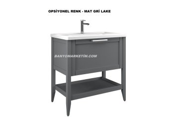 Orka Bastle 65 Banyo Dolabı Antrasit (Boy Dolabı Hariçtir)