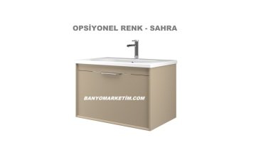 Orka Clay 80 Banyo Dolabı Sahra (Boy Dolabı Hariçtir)