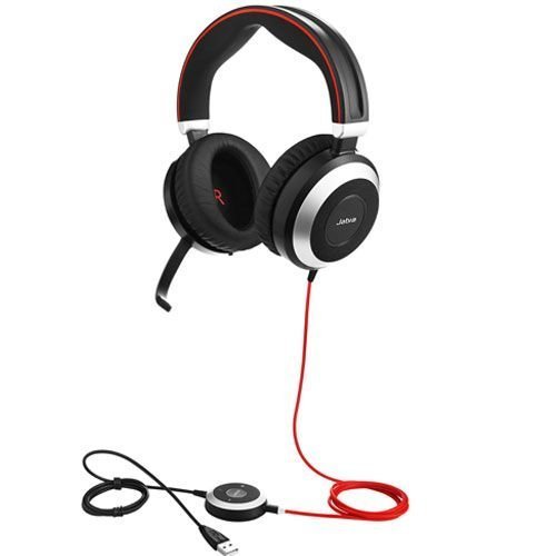 Jabra Evolve 80 UC Duo Bluetoothlu Kablosuz Kulaklık