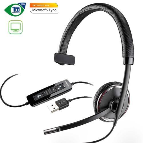 Plantronics Blackwire C510-M Tek Taraflı Taçlı Üst Seviye Usb Kulaklık