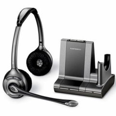 Plantronics W720 Çift Taraflı Taçlı PC Mobil Telefon ve Masaüstü Telefon Destekli Kablosuz Kulaklık