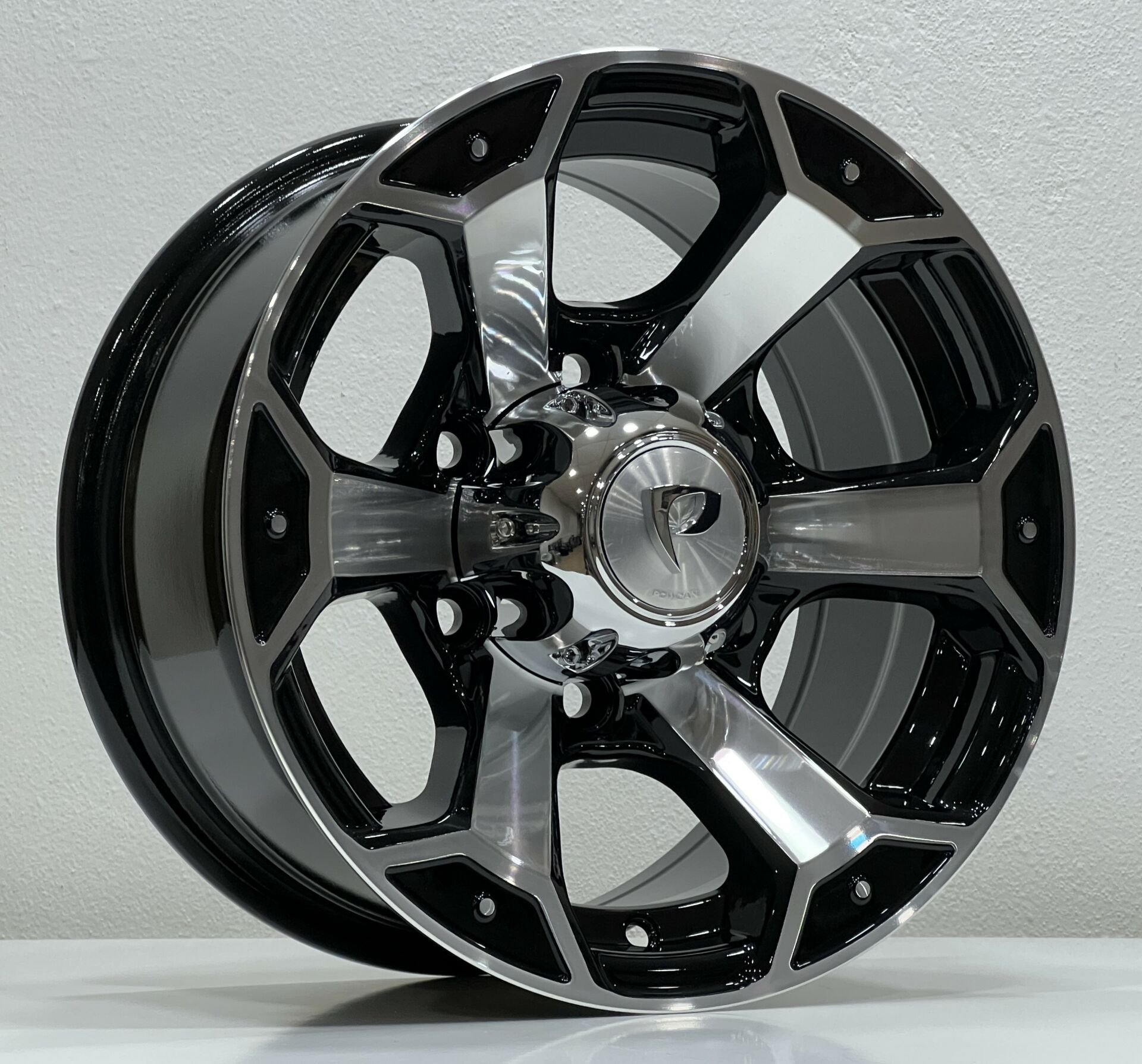 7X14 BK-321 6X139.7 ET0 110 BLACK MACHINED