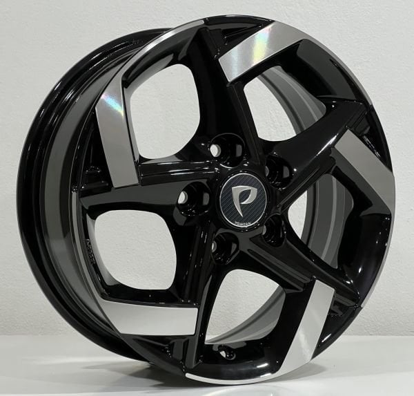 6X15 BKY-0121 5X114.3 ET39 67.1 BLACK MACHINED XL