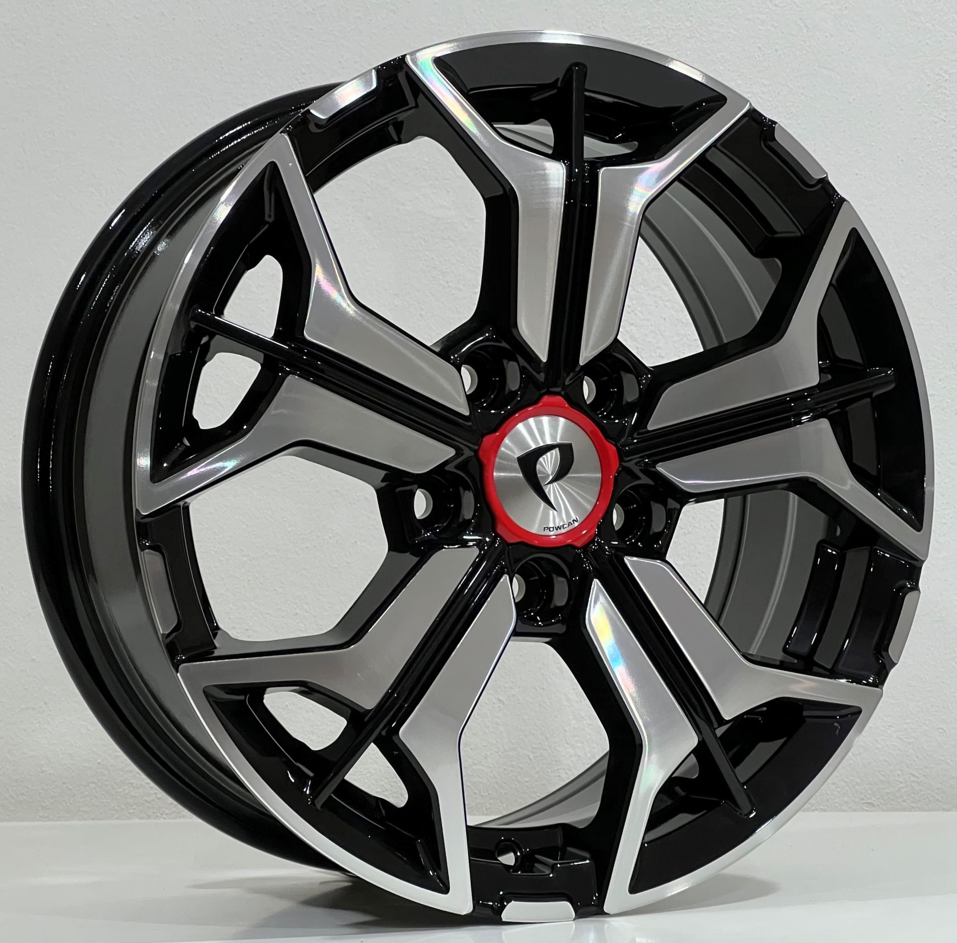 6.5X16 BK-5846 5X114.3 ET 38 67.1 BLACK MACHINED X