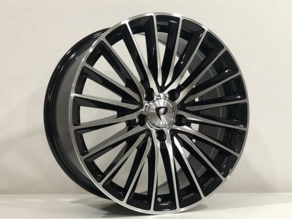 8X19 BK-5909 5X112 ET45 66.56 BLACK MACHINED XL